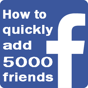 How to quickly add 5000 friends