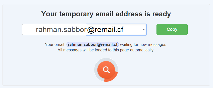 fake email account